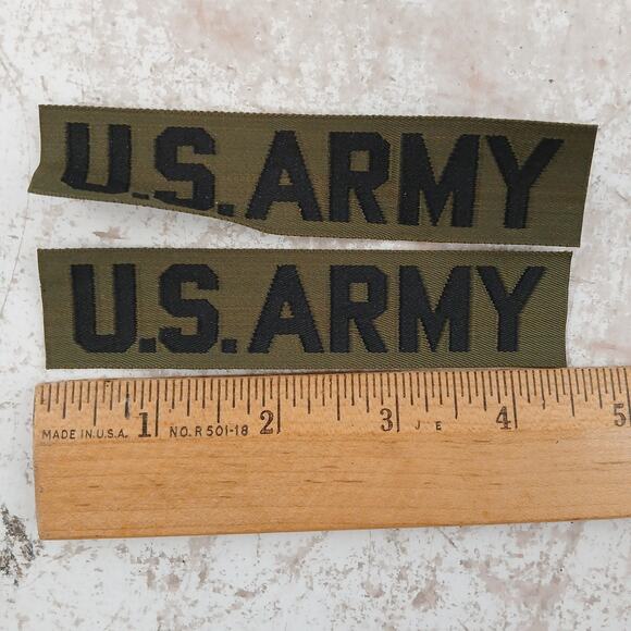 US Army Dress Uniform Captain Rank Insignia Lot of 6 – Shoulder Patches Set - Picture 11 of 11